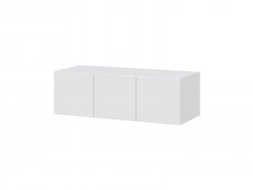 Антресоль 1200 ШК-5 (белый текстурный) в Игарке - igarka.mebel-nsk.ru | фото