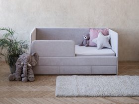Диван-кровать Happy (светло-серый) в Игарке - igarka.mebel-nsk.ru | фото
