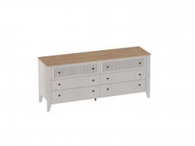 Комод 6ящ. Валенсия (гостиная) в Игарке - igarka.mebel-nsk.ru | фото