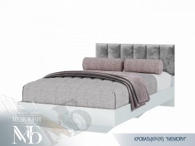 Кровать 1,2м Мемори КР-09 в Игарке - igarka.mebel-nsk.ru | фото