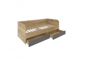 Кровать-диван с ящиками Шерлок Дв120.0_90 в Игарке - igarka.mebel-nsk.ru | фото