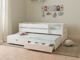 Кровать двухуровневая с ящиками «Лапландия» в Игарке - igarka.mebel-nsk.ru | фото