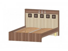 Кровать двуспальная 1,4 м Коста-Рика в Игарке - igarka.mebel-nsk.ru | фото