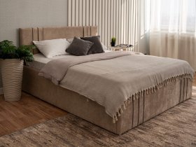 Кровать двуспальная 1,4м с подъем. мех. Леванте в Игарке - igarka.mebel-nsk.ru | фото