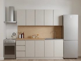 Кухонный гарнитур Мори 2,0 м (сатин) в Игарке - igarka.mebel-nsk.ru | фото
