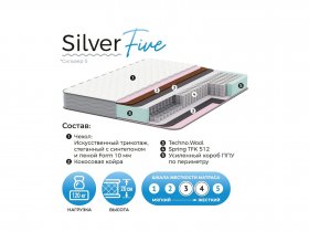 Матрас Silver Five в Игарке - igarka.mebel-nsk.ru | фото