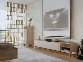 Модульная гостиная Одетта (дуб эндгрей/меланж) в Игарке - igarka.mebel-nsk.ru | фото