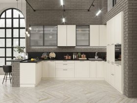 Модульная кухня Берген 2,6м (коста) в Игарке - igarka.mebel-nsk.ru | фото