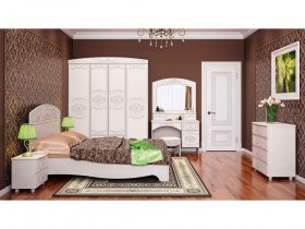 Модульная спальня Каролина в Игарке - igarka.mebel-nsk.ru | фото