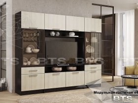 Модульная стенка Фиеста NEW (BTS) в Игарке - igarka.mebel-nsk.ru | фото