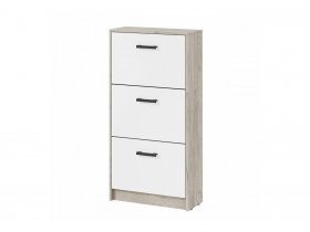 Обувница ОБ-2 Вега (дуб крафт серый/белый) в Игарке - igarka.mebel-nsk.ru | фото