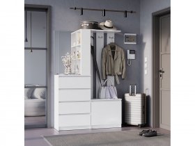 Прихожая Симпл ПР-04 (белый) в Игарке - igarka.mebel-nsk.ru | фото