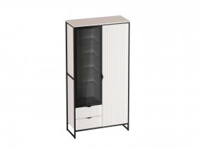 Шкаф 2 дв 2 ящ Нора (персидский жемчуг) (гостиная) в Игарке - igarka.mebel-nsk.ru | фото