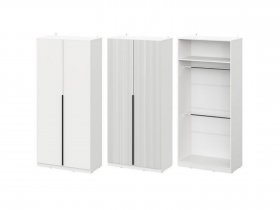 Шкаф ШК-100 Эккервуд (белый) в Игарке - igarka.mebel-nsk.ru | фото