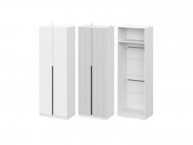 Шкаф ШК-75 Эккервуд (белый) в Игарке - igarka.mebel-nsk.ru | фото