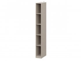 Шкаф-стеллаж ШК-25 Эккервуд (меланж) в Игарке - igarka.mebel-nsk.ru | фото