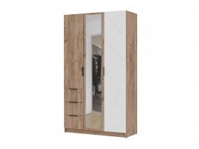 Шкаф трехстворчатый 1200 ШК-03 Орегон в Игарке - igarka.mebel-nsk.ru | фото