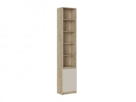 Стеллаж Бостон СЖ-001 (дуб крафт серый/кашемир) в Игарке - igarka.mebel-nsk.ru | фото