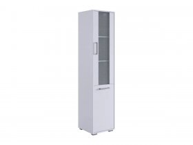 Стеллаж Лайт-2 (белый/белый) в Игарке - igarka.mebel-nsk.ru | фото