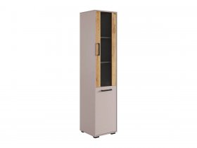Стеллаж Лайт-2 (кашемир/дуб крафт золотой) в Игарке - igarka.mebel-nsk.ru | фото