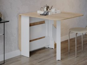 Стол-книжка Т1 (белый/дуб крафт золотой) в Игарке - igarka.mebel-nsk.ru | фото