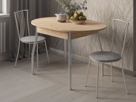 Стол обеденный Орфей-5 Ст030.3 (дуб крафт золотой) в Игарке - igarka.mebel-nsk.ru | фото