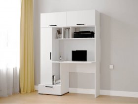 Стол письменный «Квартет-11» (белый) в Игарке - igarka.mebel-nsk.ru | фото