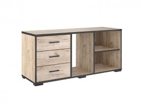 Тумба 1200 Тм075.0 Гермес лофт (дуб крафт серый) в Игарке - igarka.mebel-nsk.ru | фото