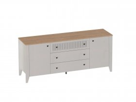 Тумба 2двери 3ящ. Валенсия (гостиная) в Игарке - igarka.mebel-nsk.ru | фото