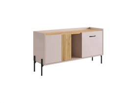 Тумба Доминика (кашемир/дуб крафт золотой) в Игарке - igarka.mebel-nsk.ru | фото