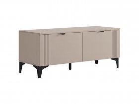Тумба Рич (кашемир/фрапучино матовый/черный) в Игарке - igarka.mebel-nsk.ru | фото